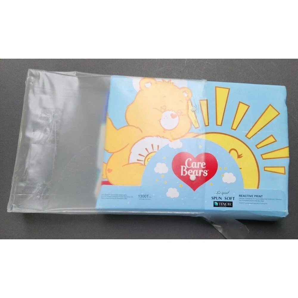 Care Bears Duvet Cover Fitted Sheet Pillowcase Set Doona New